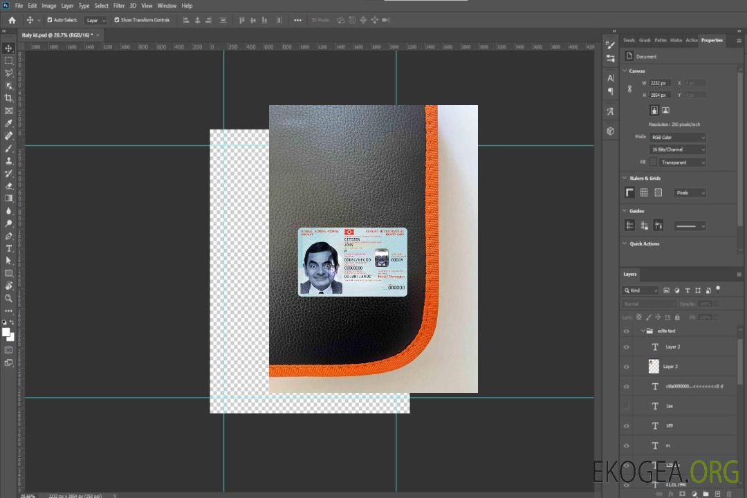 Photolook d'identité de Norvège AVANT template Photolook d'identité de Norvège AVANT template